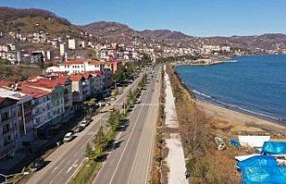 Perşembe’ye bisiklet yolu çalışmaları başladı