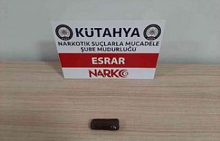 Pirinç torbasından esrar çıktı