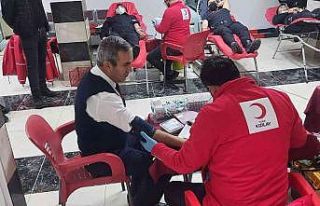 Polisten kan bağışı