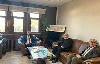 Rektör Beydemir ile Başkan Şahin bir araya geldi