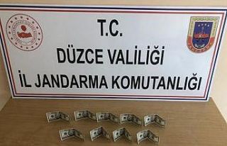 Sahte dolarla yakalandı serbest bırakıldı