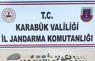 Sanayi sitesinde tarihi eser yakalandı
