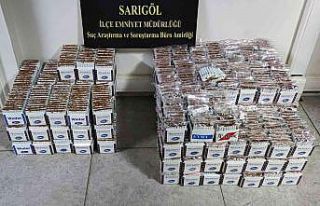 Sarıgöl’de 28 bin 400 adet kaçak makaron ele...