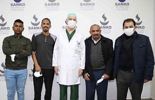 Şifa bulmak için Sudan’dan SANKO Hastanesi’ne...