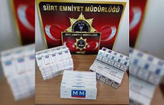 Siirt’te 280 paket kaçak sigara ele geçirildi