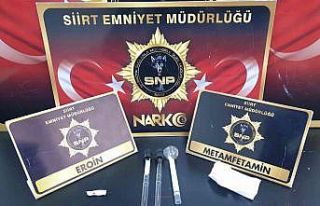 Siirt’te şüpheli şahıs üzerinde uyuşturucu...