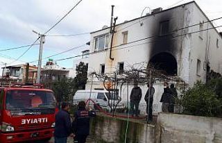 Soba külü yangın çıkardı