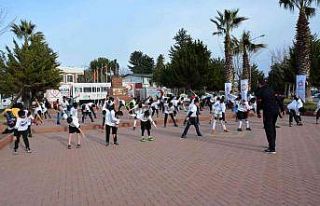 Spora teşvik için meydanlara çıktılar