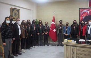 Sporcu öğrenciler başarılarını paylaştı