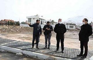 Talas Bulvarı ile Komando Caddesi bağlantı yolu...