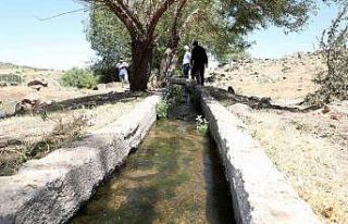Talas’ın tarihi mahzenleri suya kavuşuyor