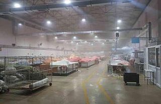 Tekstil atölyesinde korkutan yangın