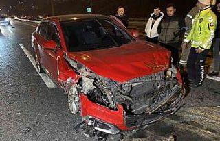 TEM’de zincirleme trafik kazası: 1 yaralı