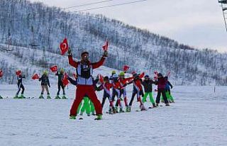 Terörden arınan Tunceli’de vatandaşlar kayak...