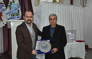 Tosya’da ustalara 50. yıl plaketi