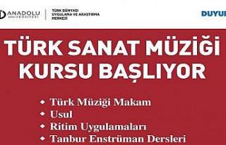 TÜDAM’dan Türk Sanat Müziği Kursu