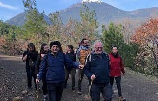 TURBELDAK Vişneli-Nazarköy parkurunda yürüyüşünü...