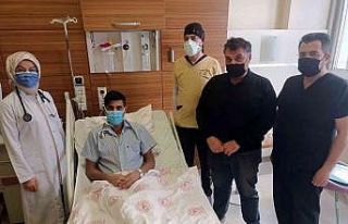 Türkiye’de ilk kez yapılan ameliyatla sağlığına...