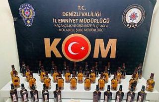 Tütün ve alkol kaçakçısı 4 şüpheli yakalandı