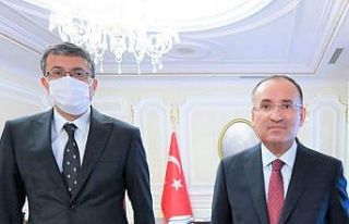 Vali Çelik’ten Bakan Bozdağ’a tebrik ziyareti