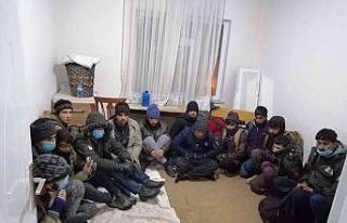 Van’da bir evde 55 kaçak göçmen yakalandı