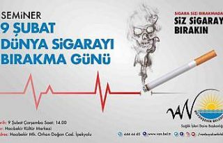Van’da ‘Sigara Bırakma Günü’ nedeniyle seminer...