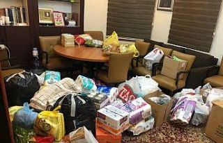 Vatandaşlardan Ukrayna Büyükelçiliğine insani...