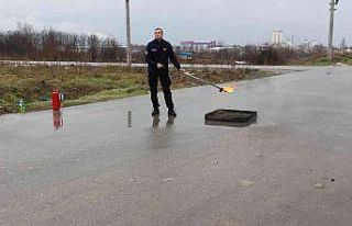 Yangına müdahale eğitimi verildi