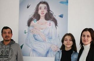 Yaşı küçük ama yeteneği herkesi hayran bırakıyor