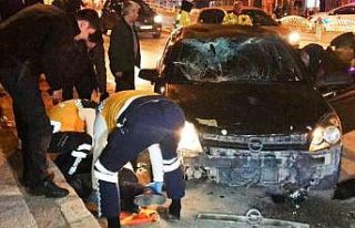 Yaya geçidinde feci kaza: Yaşam savaşı veriyor