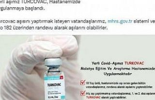 Yerli aşı Turcovac’a davet