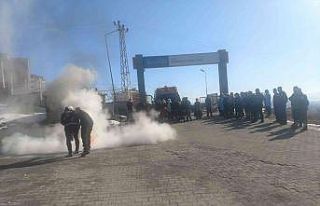 Yurt personeline yangın eğitimi