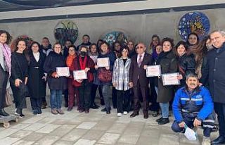 16 farklı kelebek mozaiği, Gaziantep’te görücüye...