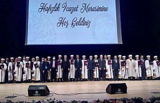 19 hafız törenle belgelerini aldı