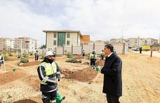 24. Etap Şehitkamil ormanı geniş katılımla oluşturuldu