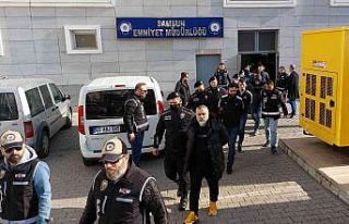 25 kişinin tutuklandığı suç örgütü operasyonunda...
