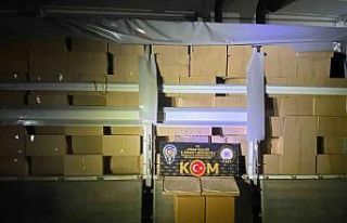 8 milyon kaçak makaron ele geçirildi