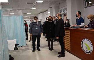 Acil servis sarı alanı yeniden düzenlendi