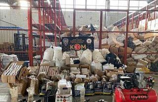 Adana’da 13 milyon kaçak makaron ele geçirildi