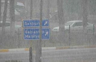 Adıyaman’da kar yağışı başladı