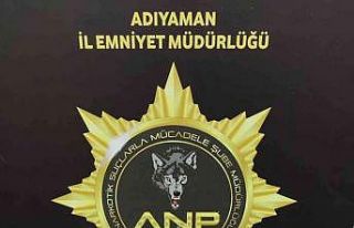 Adıyaman’da uyuşturucu operasyonu: 2 gözaltı