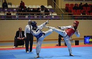 Afyonkarahisar’da ’Gençler Tekvando’ grup müsabakaları...