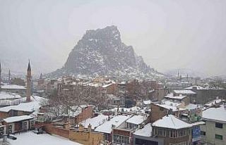 Afyonkarahisar’da kar yağışı başladı