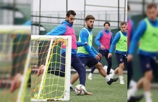 Afyonspor Ergene Velimeşe Spor maçı hazırlıklarına...