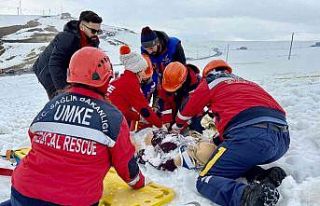 Ağrı’da çığ tatbikatı gerçeği aratmadı