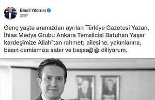 AK Parti Genel Başkan Vekili Yıldırım’dan Batuhan...
