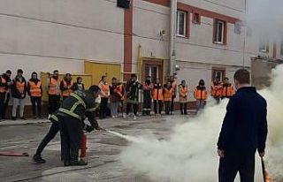AKUK öğrencilerine uygulamalı tatbikat