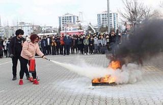 Akyurt’ta okullarda afet tatbikatı