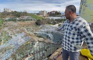 Alanya’da hortum yıktı geçti