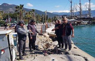 Alanya’da teknecilerin ’çöken iskele’ isyanı